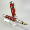 VULPEN  - Model  "Royal" - Nr: 2170-02 - Rhodium en Black Titanium Crushed Kirinite