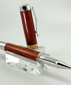 ROLLERBALL - Model "Royal" - Nr: 1381-03 - Rhodium en 22 k Gold - Cocobolo
